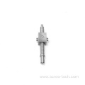 8mm diameter 1mm pitch square nut ball screw